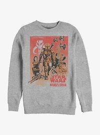 Star Wars The Mandalorian Western Vignette Sweatshirt