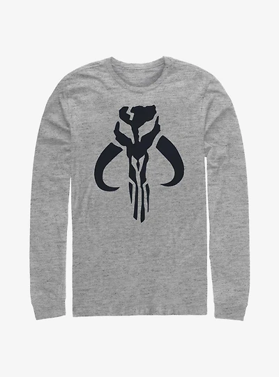 Star Wars The Mandalorian Simple Symbol Long-Sleeve T-Shirt