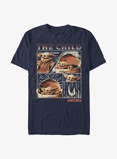 Star Wars The Mandalorian Child Panel T-Shirt