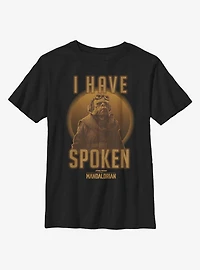 Star Wars The Mandalorian Kuill Has Spoken Youth T-Shirt