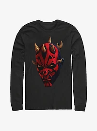 Star Wars: The Clone Wars Maul Face Long-Sleeve T-Shirt