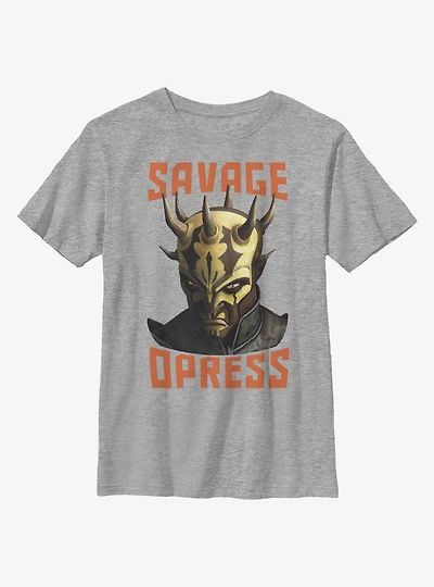 Star Wars: The Clone Wars Savage Face Youth T-Shirt