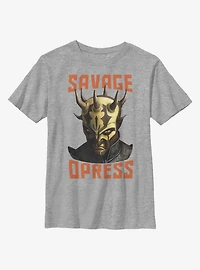 Star Wars: The Clone Wars Savage Face Youth T-Shirt