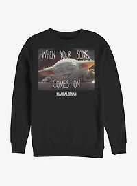 Star Wars The Mandalorian Song Meme Sweatshirt