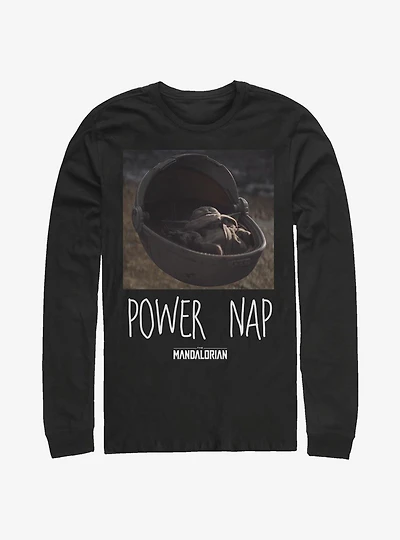 Star Wars The Mandalorian Power Nap Long-Sleeve T-Shirt