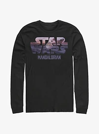 Star Wars The Mandalorian Child Logo Fill Long-Sleeve T-Shirt
