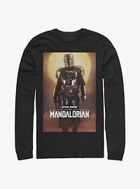 Star Wars The Mandalorian Main Poster Long-Sleeve T-Shirt