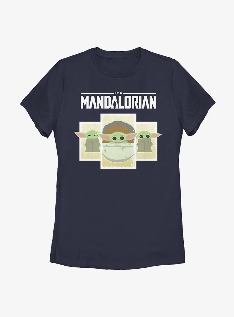 Star Wars The Mandalorian Child Boxes Womens T-Shirt