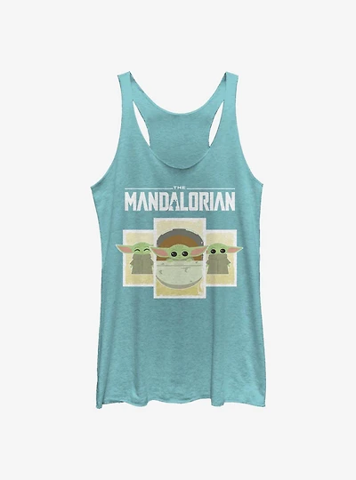 Star Wars The Mandalorian Child Boxes Womens Tank Top