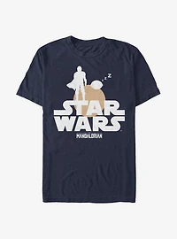 Star Wars The Mandalorian Sunset Duo T-Shirt