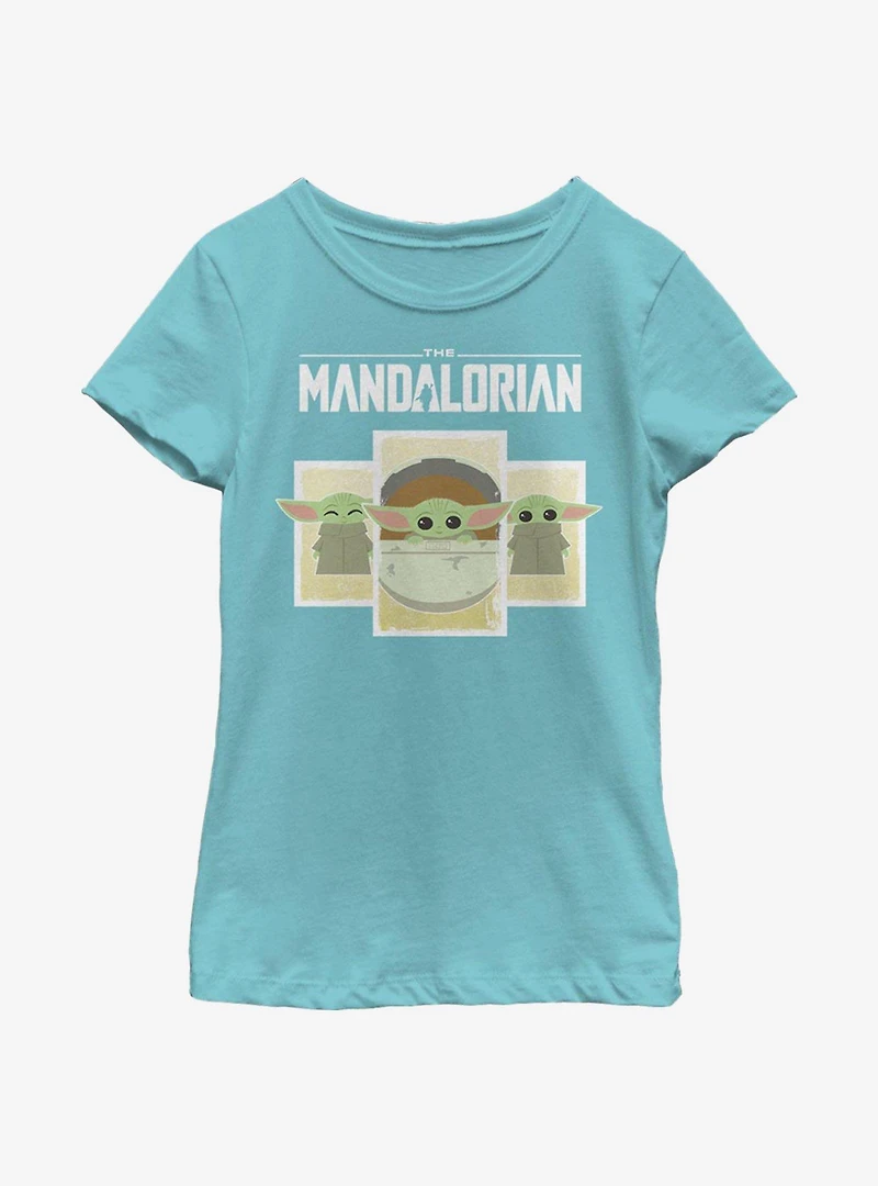Star Wars The Mandalorian Child Boxes Youth Girls T-Shirt