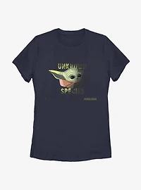 Star Wars The Mandalorian Unknown Species Womens T-Shirt
