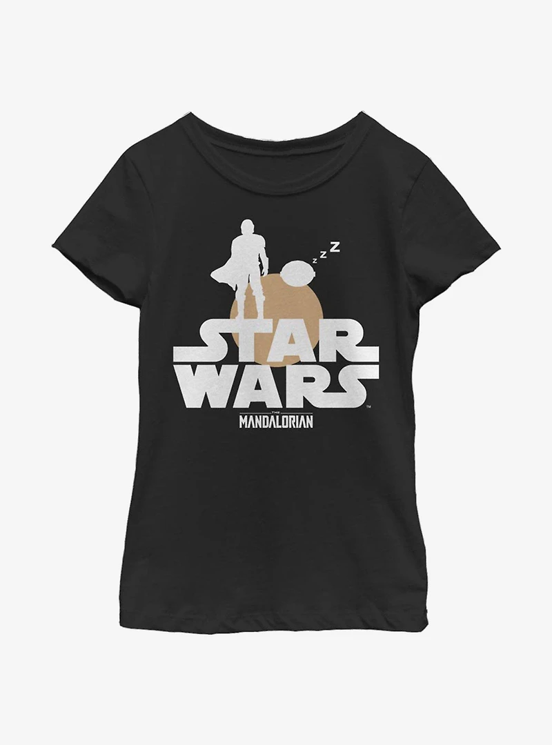 Star Wars The Mandalorian Sunset Duo Youth Girls T-Shirt
