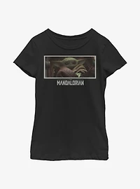 Star Wars The Mandalorian Stare Youth Girls T-Shirt