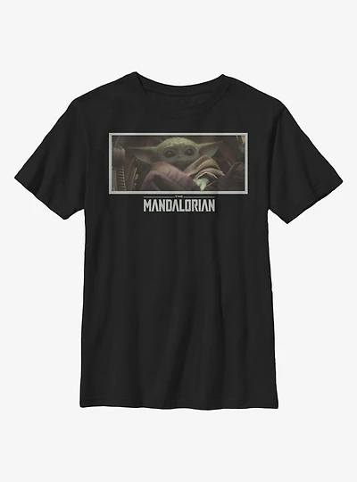 Star Wars The Mandalorian Stare Youth T-Shirt