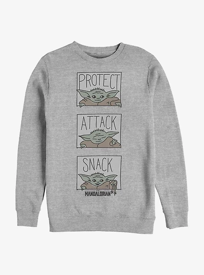 Star Wars The Mandalorian Child Comic Panel Sweatshirt