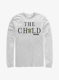 Star Wars The Mandalorian Child Text Long-Sleeve T-Shirt