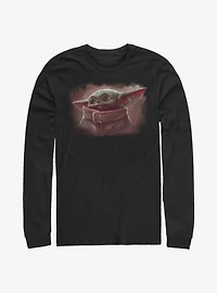 Star Wars The Mandalorian Cute Painting Long-Sleeve T-Shirt
