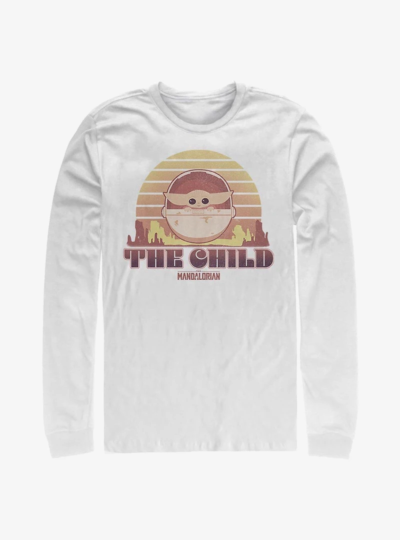 Star Wars The Mandalorian Sunset Child Long-Sleeve T-Shirt