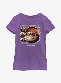 Star Wars The Mandalorian Child Group Youth Girls T-Shirt