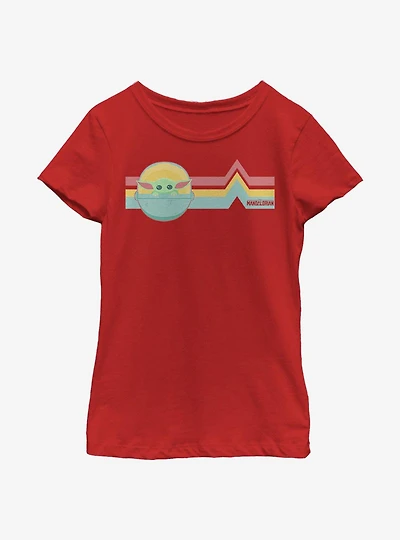 Star Wars The Mandalorian Rainbow Child Youth Girls T-Shirt