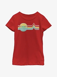 Star Wars The Mandalorian Rainbow Child Youth Girls T-Shirt