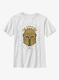 Star Wars The Mandalorian Armorer Shield Youth T-Shirt