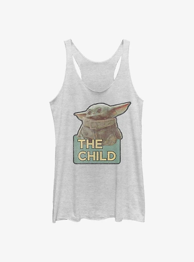 Star Wars The Mandalorian Vintage Transfer Womens Tank Top