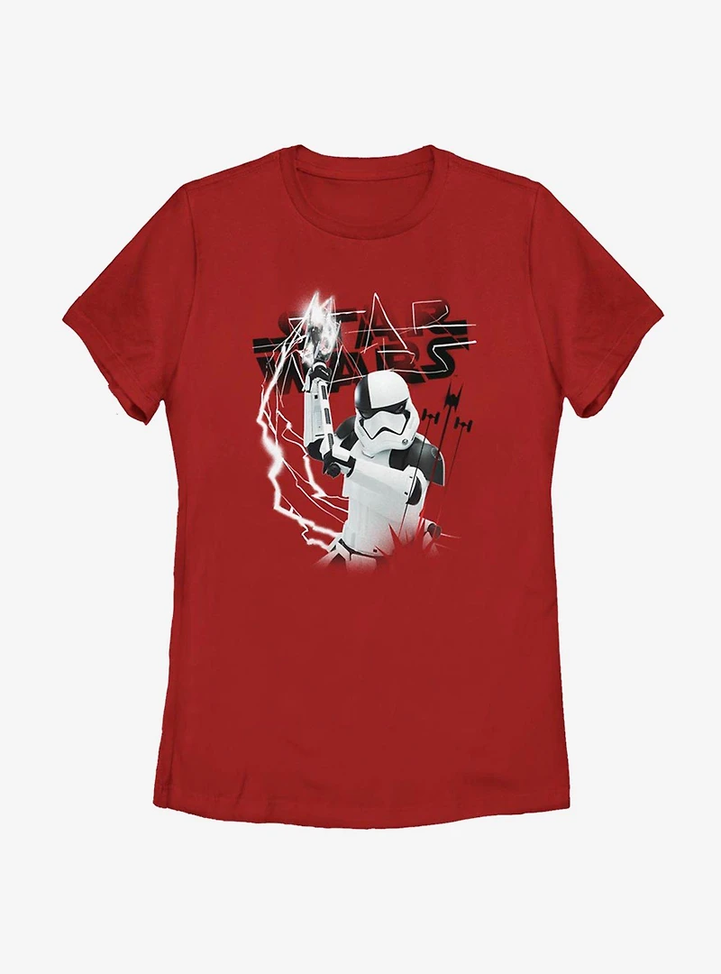 Star Wars Episode VIII: The Last Jedi Electric Trooper Womens T-Shirt