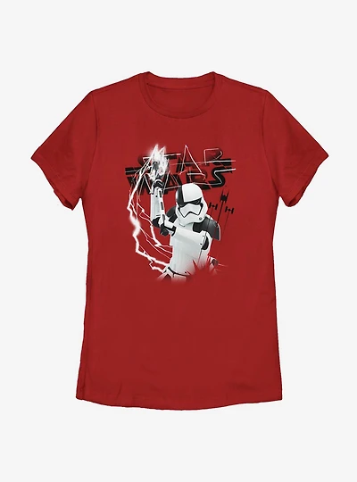 Star Wars Episode VIII: The Last Jedi Electric Trooper Womens T-Shirt