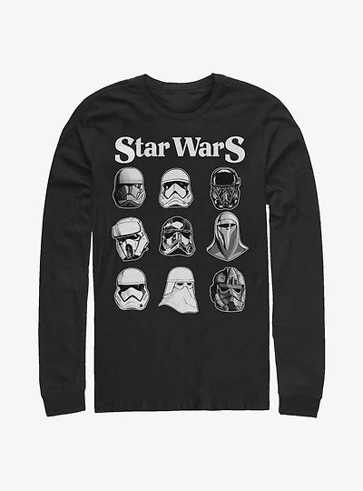 Star Wars Trooper Helms Long-Sleeve T-Shirt
