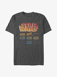 Star Wars Movie Titles T-Shirt