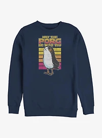 Star Wars Episode VIII: The Last Jedi Retro Porg Big Halftones Sweatshirt