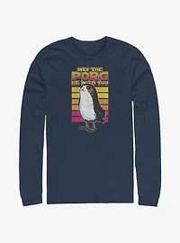 Star Wars Episode VIII: The Last Jedi Retro Porg Big Halftones Long-Sleeve T-Shirt