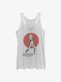 Star Wars: Forces Of Destiny Ahsoka Sunset Womens Tank Top