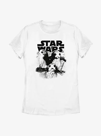 Star Wars Episode VIII: The Last Jedi Painted Prog Womens T-Shirt