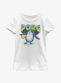 Star Wars Episode VIII: The Last Jedi Porg Youth Girls T-Shirt