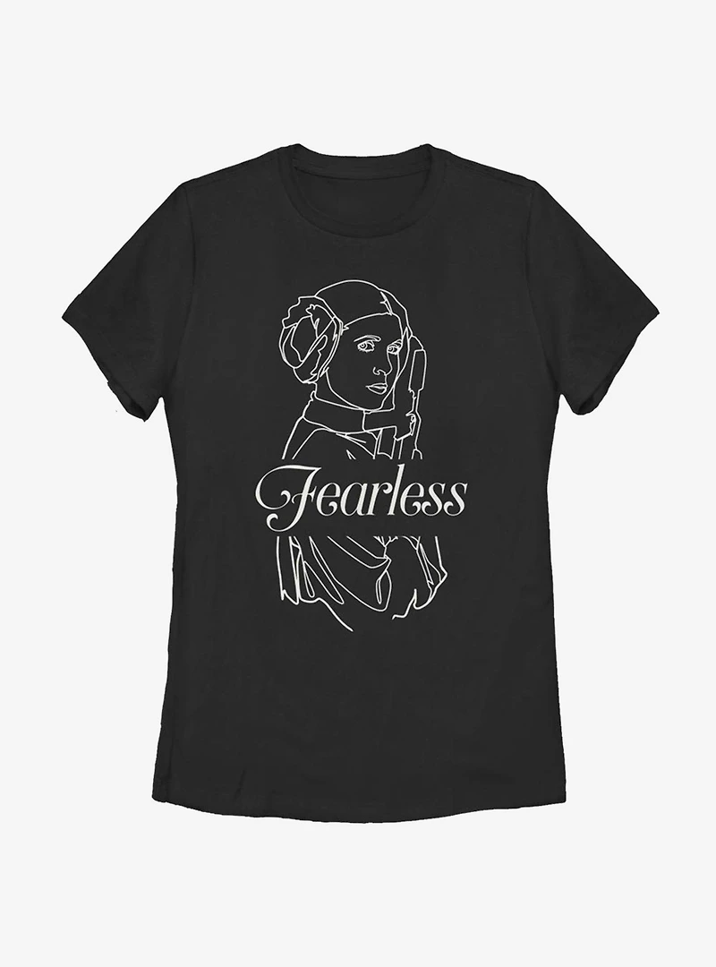 Star Wars Fearless Leia Womens T-Shirt