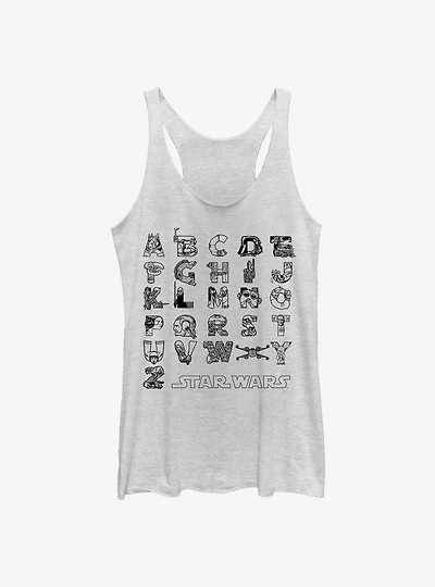 Star Wars Alpha Soup Womens Tank Top