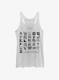 Star Wars Alpha Soup Womens Tank Top