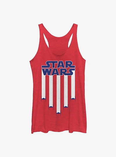 Star Wars Banner Womens Tank Top