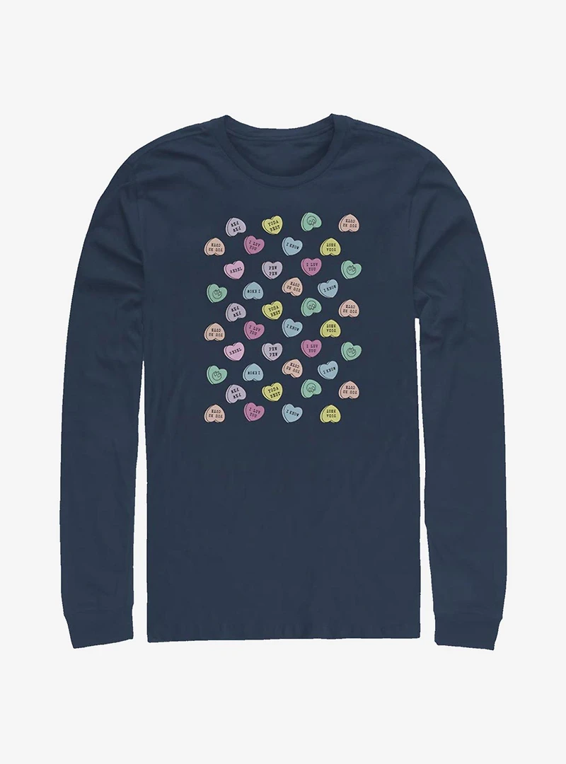 Star Wars Candy Hearts Long-Sleeve T-Shirt