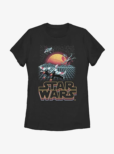 Star Wars Retro X-Wing Womens T-Shirt
