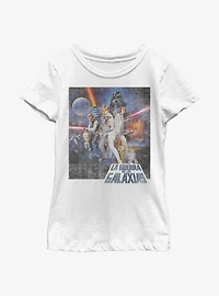Star Wars La Guerra De Las Galaxias Youth Girls T-Shirt