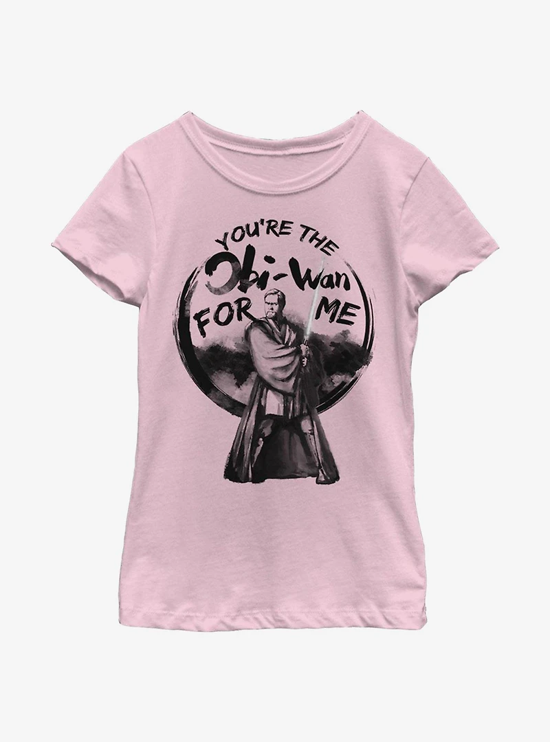 Star Wars Obiwan For Me Youth Girls T-Shirt