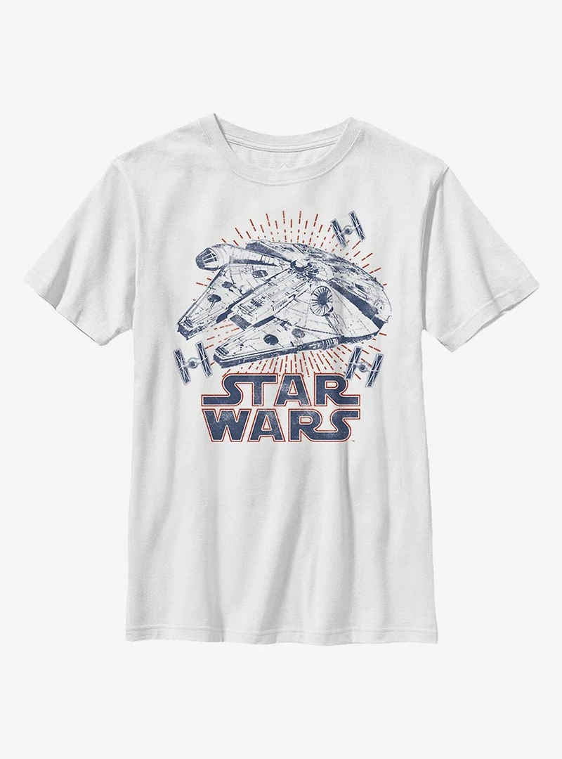 Star Wars Falcon Rays Youth T-Shirt