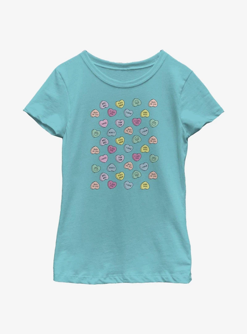 Star Wars Candy Hearts Youth Girls T-Shirt