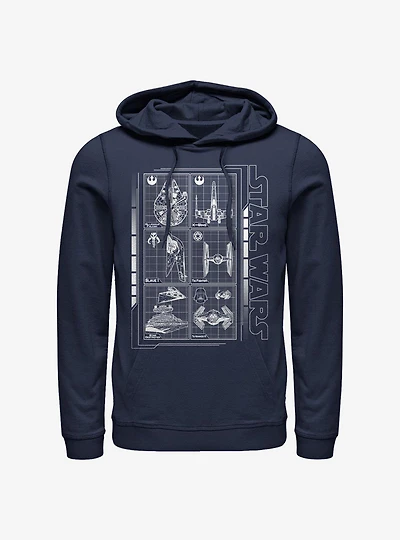 Star Wars Battle Ships Hoodie