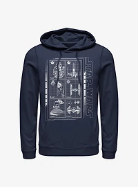 Star Wars Battle Ships Hoodie