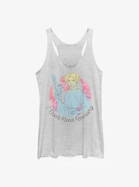 Star Wars Don't Need Rescuing Womens Tank Top